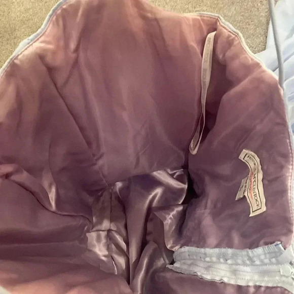 Jessica McClintock Gunnesax sz 9/10 acetate gown with netted skirting under - Picture 8 of 8